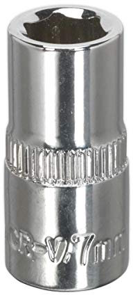 Sealey Sp1407 Walldrive Socket 7Mm 1/4Sq Drive Fully Polished