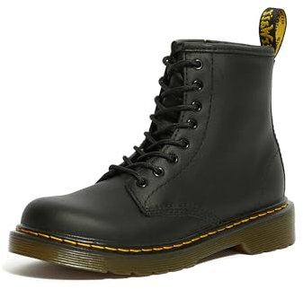 Dr. Martens Delaney Black Softy, Scarpe Brogue Stringate Unisex – Bambini, Nero, 31