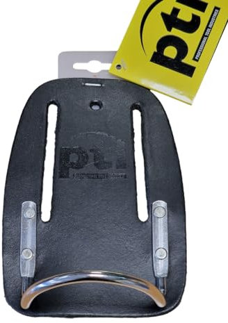 PTI Hammer Holder for Tool Belt, Holster, Hammer Loop Fit Up to 3 Tool Belt, Compatible with Claw Hammer, Hatchet and Mallet, Tool pouch pocket.