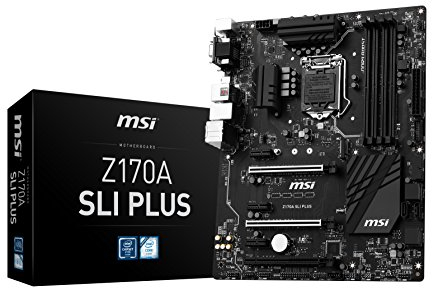 MSI Z170A SLI Plus Scheda Madre Intel 1151, Nero