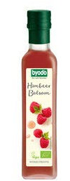 Byodo Bio Himbeer Balsam - Premium Bio Balsamico Essig aus Himbeeren, 6 x 250 ml, ideal für Dressings und Marinaden