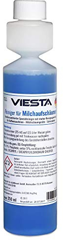 VIESTA® Milchsystemreiniger 250 ml – Reiniger für Kaffeevollautomaten & Milchaufschäumer – Entfernt Milchfett & Eiweiß, 10 Anwendungen