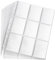 Lictin 50Pcs Juego de Fundas para Cartas Almacenamiento Colección paginas del Album Collection 50 Páginas(450 cuadrícula para Cartas),Género Neutro,Transparente