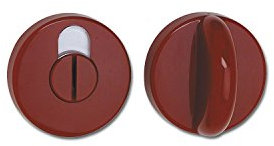 WC - Rosette flach 306.23 rubinrot