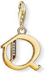 Thomas Sabo Damen Charm-Anhänger L Buchstabe Charm Club 925 Sterling Silber 1618-414-39