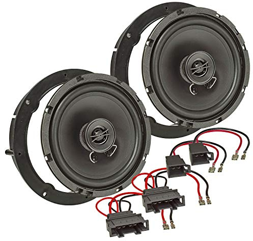tomzz Audio 4049-000 Kit de instalación de Altavoces Compatible con Seat Altea MII Ateca Toledo Ibiza Sistema coaxial de 165mm TA16.5-Pro