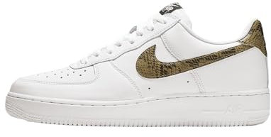 Nike Air Force 1 Low Retro Premium QS Trainers (EU 46, White/Elemental Gold)