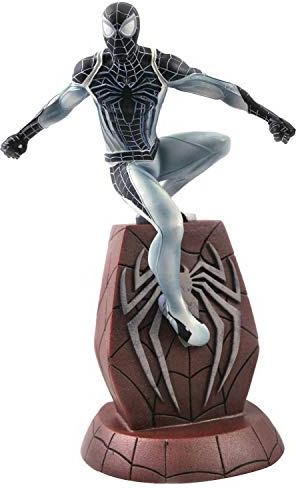 Diamond Select Spider-Man 2018 Marvel Video Game Gallery PVC Statue Negative Suit Spider-Man SD
