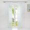 HeichkelL Vorhang Voile Sterne Druck Transparent Gardine mit Kräuselband 1 Stück Dekoschal Fensterstore für Kinderzimmer Wohnzimmer BxH 140x175cm Weiß-Grau