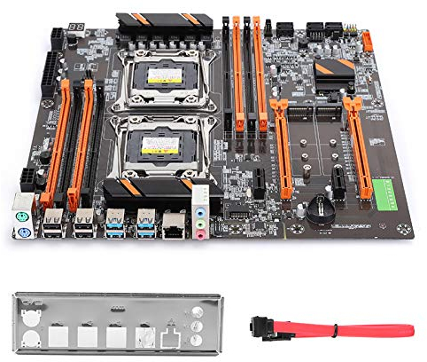 Placa Base, LGA 2011-3, DDR4 DIMM, M.2 SATA 4GB / s, USB3.0, USB2.0, Placa Base de Escritorio de Doble Enchufe para Intel X99, para Studio Computer Game Simulator E5CPU