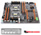 Scheda madre, LGA 2011-3, DIMM DDR4, M.2 SATA 4 GB/s, USB3.0, USB2.0, scheda madre desktop a doppio socket per X99, per simulatore di gioco per computer da studio E5CPU