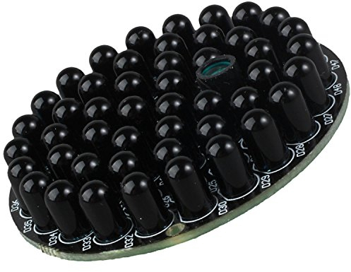 GEEKEN Infrarot-LED 940 nm 48 Stück IR LED unsichtbar bei Nacht Belichtung Karte Beleuchtung für IR-Beleuchtung CCTV Zubehör