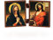 NKlaus - Deva Maria & Jesus - christliche holz Diptychon - Skorbjashhaja Bogorodica i Spasitel - reise Altar 36153