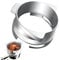 NOTSEK 54mm Dosing Funnel, Coffee Dosing Funnel for Sage Barista Pro/Sage Barista Express with Grinder Trigger Aluminum Coffee Accessrioes, Silver