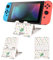 DLseego Ständer Kompatibel mit Switch/OLED/Lite, Faltbarer Verstellbarer Rutschfest Playstand für Konsole, Weiß