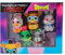 Five Nights at Freddy's Security Breach SquishMe Serie 1 Sammlerbox, 5er-Pack: Stressabbau-Spielzeug, Partygeschenk und Fidget-Spielzeug für Kinder – ganze Serie 1 Set mit FNAF-Figuren Squishies