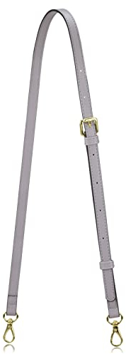 Allzedream Taschengurt Leder Umhängetasche Einstellbar Gurt Zum Wechseln Damen Schultertaschen (Grau)