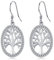 Lebensbaum Ohrringe 925 Sterling Silber Baum Des Lebens Hängend Ohrringe Lebensbaum Schmuck Geschenke für Damen Mädchen