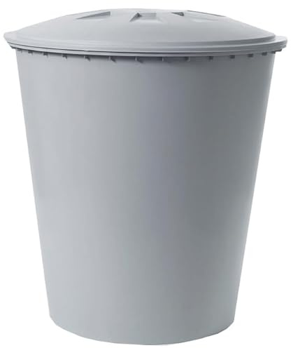POLYETHYLENBEHÄLTER 500 Liter Trinkwasser. Durchmesser 100 cm, Höhe 110 cm. Inklusive Deckel mit Windsicherung