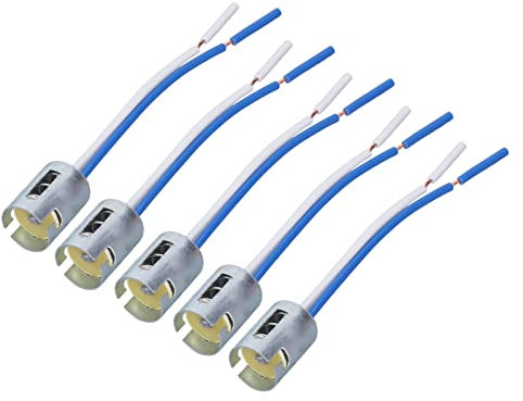 Lampenfassung Lampenfassung, 10 Stück 1156 Lampenfassungen LED-Blinkerhalter mit 3,5-Zoll-Kabelbaum DC 12 V Flexibel