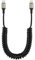 GELRHONR Cable de carga USB C a USB C, cable de carga en espiral tipo C, 6 A, carga rápida y datos de sincronización compatible con i*Phone 15 A51 A71 S20 S10 S9 S8 Plus S10E Note 20 10 9 (máx. 1,5)