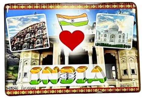 Indien Magnet Indien Souvenir Indien Kühlschrankmagnet Indien Geschenkartikel 050124