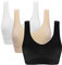 Wireless Bras for Women UK Comfort Seamless Bra Plus Size Sport Bra for Large Breasts Padded Non Wired Ladies Bras Low Back Yoga Bra Solid Bralettes S-6XL