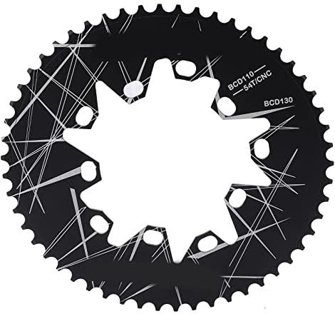 Plato Ovalado BCD De 110/130 Mm 54T para Bicicletas De Carretera Y Plegables