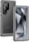 Lanhiem Cover Per Galaxy S24 Ultra 5G Impermeabile, IP68 Waterproof e 360 Gradi Protezione, Custodia Subacquea Antiurto Rugged con Protezione dello Integrata Schermo per S24 Ultra 6,8,Titanium Gray