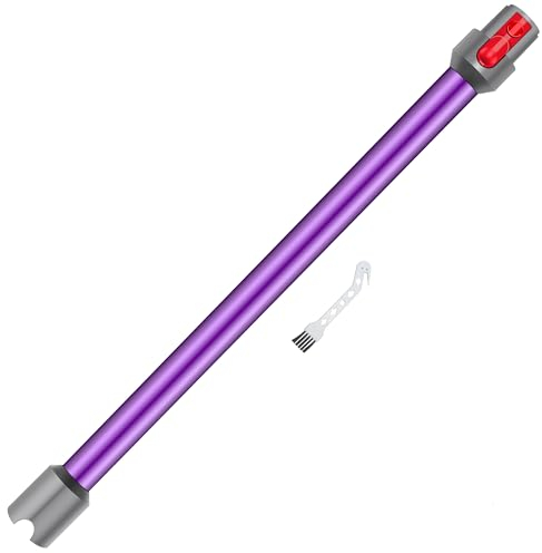 Arcets Tubo Prolunga compatibile per Dyson V7 V8 V10 V11 V15 Asta Telescopico in Alluminio, Lunghezza 72cm, Connettore a Sgancio Rapido - Viola