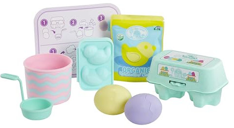 little tikes Creative Chefs Mini Easter Basket Kit - mit 7 Zubehörteilen, Rollenspiel-Osterset, für Jungen und Mädchen ab 3 Jahren, Nicht ESSBAR