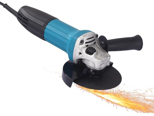 Winkelschleifer 1200W, Scheiben-Ø: 125 mm, 6 Drehzahl-Regelung, Leerlaufdrehzahl:15.000 min-1, Professional Winkelschleifer für Polieren, Schleifen und Schneiden