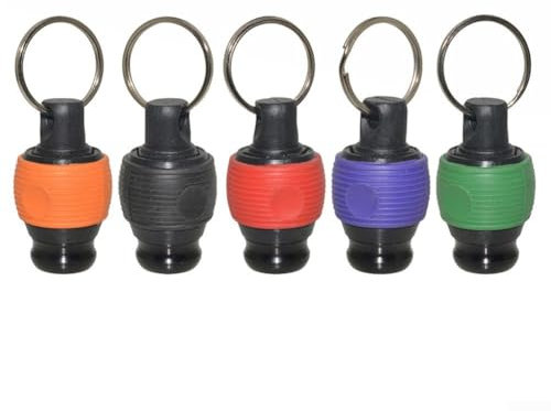 5 x Rettichkopf-Schraubendreher mit Schlüsselanhänger-Schraubendreher, 1/4-Zoll-Sechskant-Schraubendreher-Griff