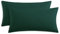 RUIKASI Kissenbezug 40 x 80 Grün 2er Set - Oeko Tex Kopfkissenbezug 40x80 Dunkelgrün Kissen Bezug 40x80cm mit Reißverschluss aus Mikrofaser, Polsterbezug Doppelpack Set Pillow Case Pillow Cover
