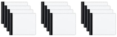 Uhidka 12 Pièces Portefeuille de Sublimation Blanc Transfert de Chaleur Sublimation Portefeuilles Porte-Carte Bancaire pour Cadeau Bureau Voyage Travail Approvisionnement