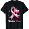Ruban rose octobre pour la sensibilisation au cancer du sein pour femmes T-Shirt