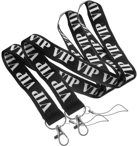 CANIGHT 2er Satz Ausweishalter Lanyard Hängeseile Umhängebänder Wiederverwendbar Tragbar Für Zertifikate Karten Schlüssel