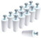 IdeaGenesis - Lot de 12 butées de volet roulant de 60 mm pour volets roulants. Fabriqués en PVC blanc. Comprend tout le nécessaire pour son montage, rondelles et vis. (12, blanc 60 mm)