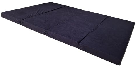 Natalia Spzoo – Doppel Klappmatratze 200 x 120 x 8 cm – Faltbare Matratze für erholsamen Schlaf – Vielseitige Gästematratze und Bodenmatratze (0001)