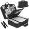 OUUTMEE Play Station 5 Carry Case, Carrying Travel Case, Protective Storage Bag with Shoulder Strap for Play Station 5/Slim/Pro Console Disc/Digital Edition, Game Cards, HDMI and Accessories