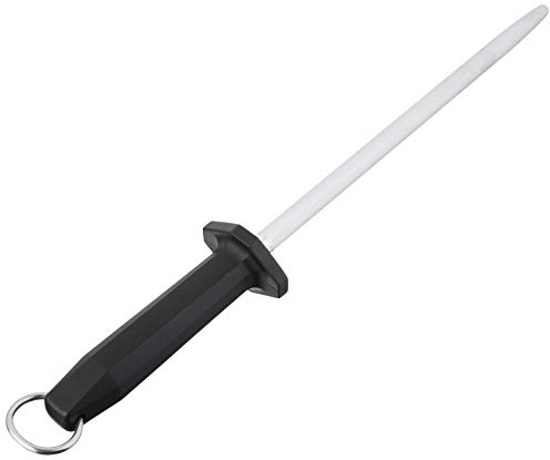 Mercer Culinary 10-Inch German Sharpening Steel, Stainless Steel, 38x10x3 cm, Silver