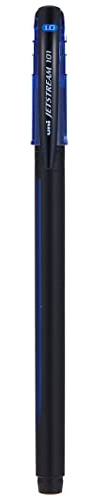 Uni Jetstream SX-101 Ballpoint Pen Super Ink Quick Drying 1.0mm Tip Blue [Pack of 12] Ref 9008051