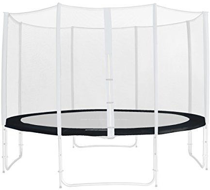 SixBros. Randabdeckung Schwarz für Gartentrampolin 1,85 M - 4,60 M - Ersatzteil Federabdeckung PVC - RA-1958 - Größe 3,70 m 4L