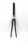 RIDEWILL BIKE Forcella Scatto Fisso Pista/Corsa 28'' 1-1/8'' Full Carbon 1k (Forcelle Strada Fixed) / Fork Fixed Race 28'' 1-1/8'' Full Carbon 1K (Rigid Fork Fixed Race)
