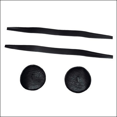 Ortola 0011-001 - Juego correa platos choque, color negro