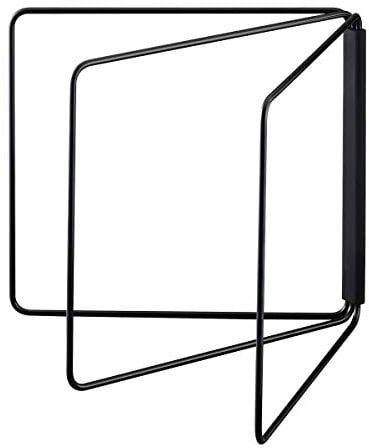 Yamazaki Tower Spültuchhalter, Stahl, Schwarz, One Size