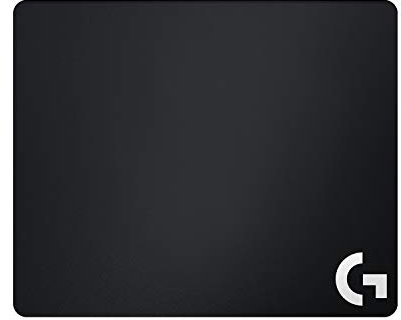 Logitech G240 Tapis de Souris Gamer en Tissu, Pour Souris Gaming Filaire ou sans Fil, 340 x 280mm, Epaisseur 1mm, Friction de Surface Modérée, Texture Homogène, Base en Caoutchouc Stable - Noire