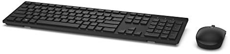 Dell KM636 Clavier QWERTY et Souris sans Fil FR Universel Port USBNoir