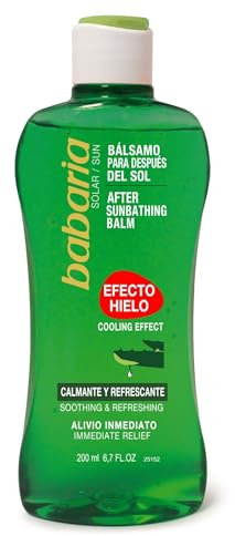 Babaria - After Sun Efecto Hielo Con Aloe Vera | Crema Hidratante Corporal 200ml | After Sun Babaria Con Aloe Vera | Crema Hidratante Hombre Y Mujer Con Vitamina B5