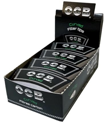 OCB Curved Filter Tips, perforiert und in konischer Form 1 Box (20 Heftchen)